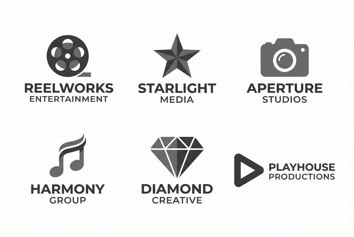 淘AV合作影视品牌Logo墙